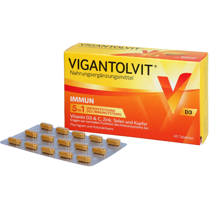 Vigantolvit Immun Tabletten zur Unterstützung des Immunsystems, 60 St. Tabletten
