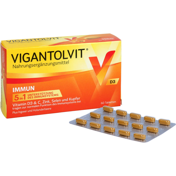 Vigantolvit Immun Tabletten zur Unterstützung des Immunsystems, 60 St. Tabletten