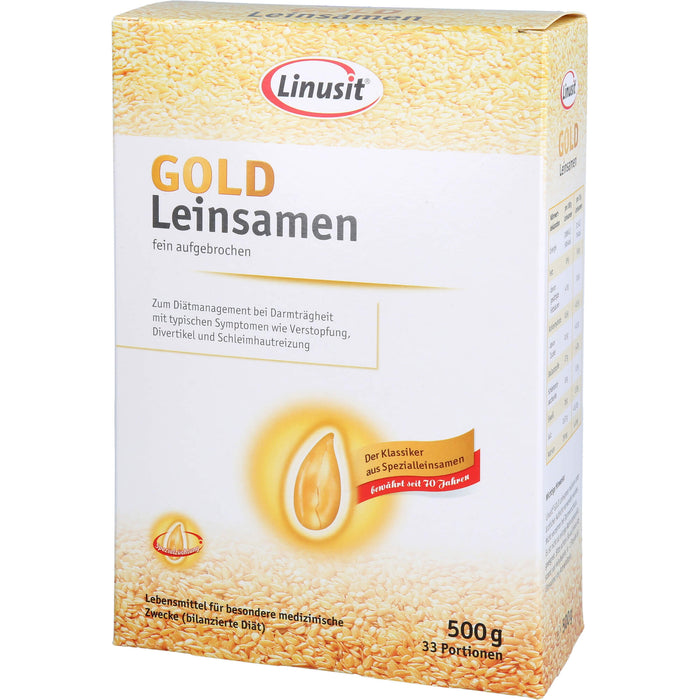 Linusit Gold Leinsamen, 500 g Samen