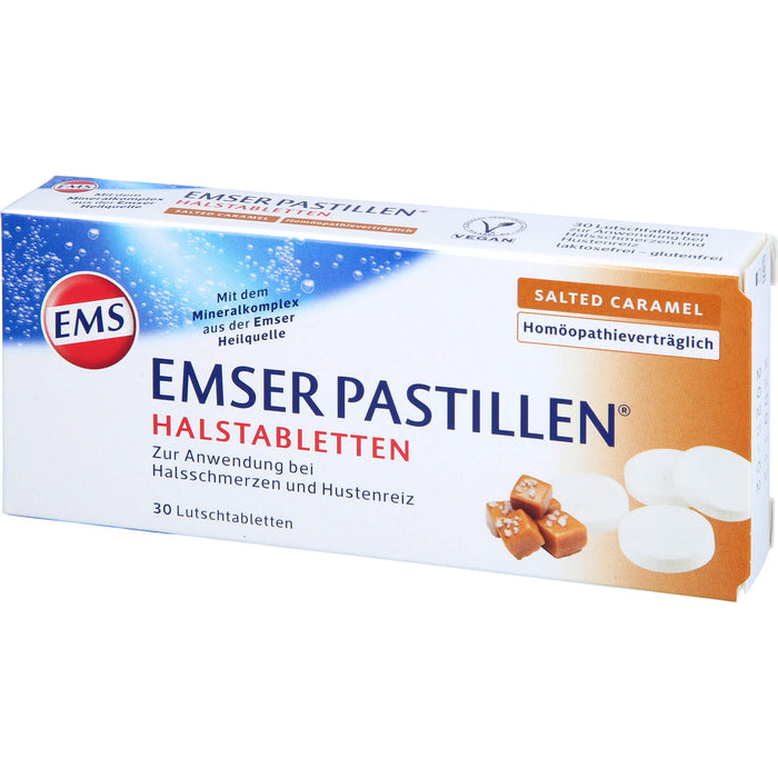 Emser Pastillen Halstabletten Salted Caramel, 30 St. Tabletten