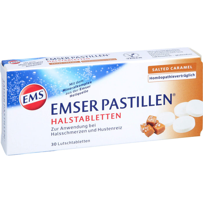 Emser Pastillen Halstabletten Salted Caramel, 30 St. Tabletten