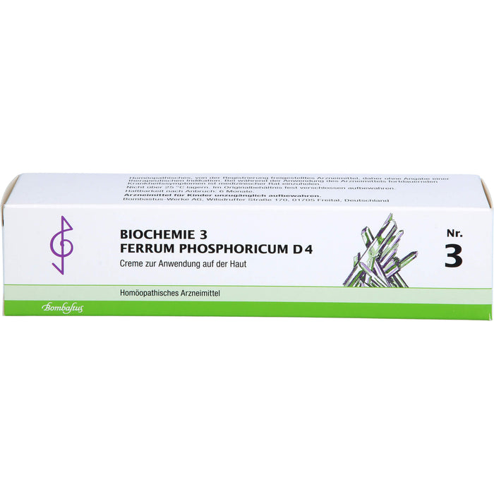 Biochemie 3 Ferrum phosphoricum Bombastus D4 Creme, 100 ml CRE