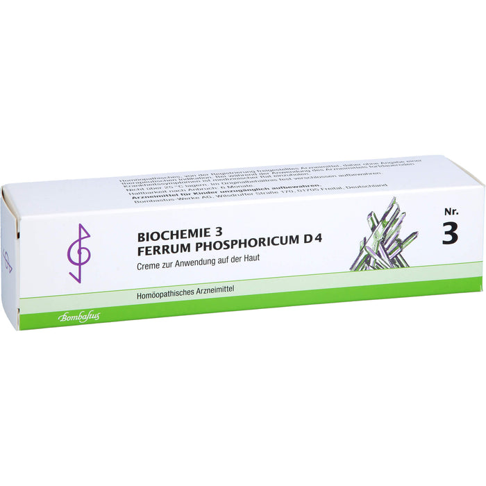 Biochemie 3 Ferrum phosphoricum Bombastus D4 Creme, 100 ml CRE