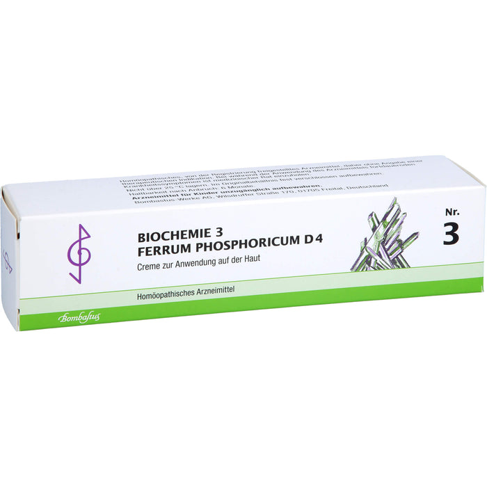 Bombastus Biochemie 3 Ferrum phosphoricum  D4 Creme, 100 ml Creme