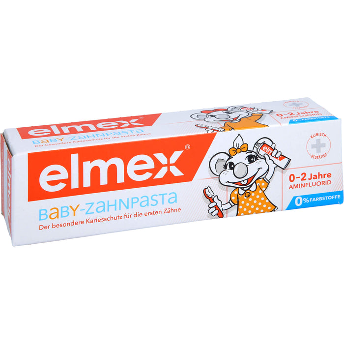 Elmex Baby Zahnpasta der besondere Kariesschutz für die ersten Zähne 0-2 Jahre, 50 ml Zahncreme