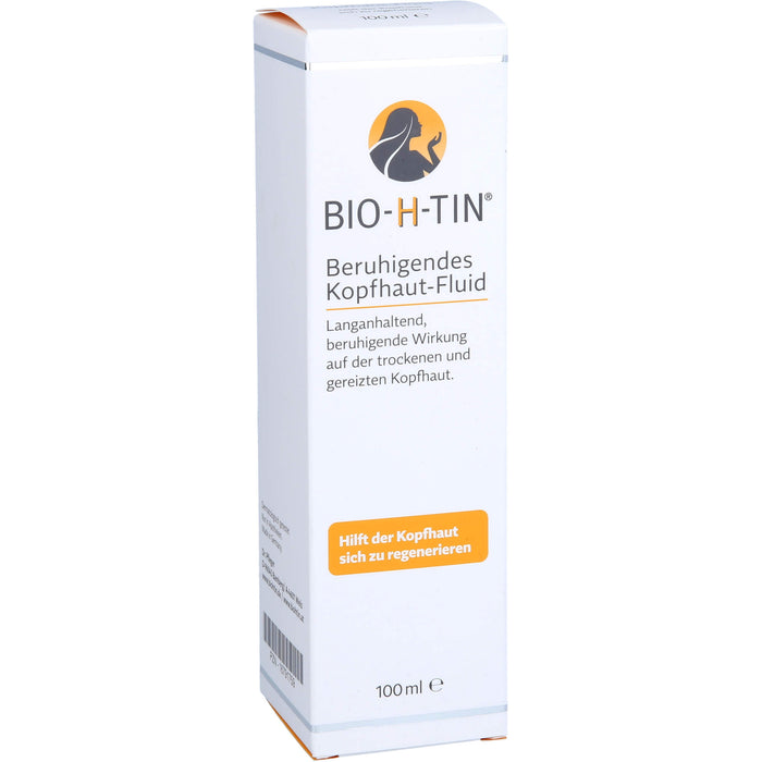 BIO-H-TIN beruhigendes Kopfhaut-Fluid hilft der Kopfhaut sich zu regenerieren, 100 ml Lösung