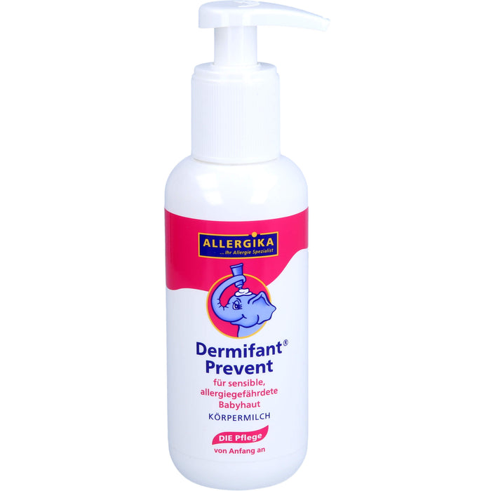 Dermifant Prevent Körpermilch für sensible, allergie-gefährdete Babyhaut, 200 ml Lotion