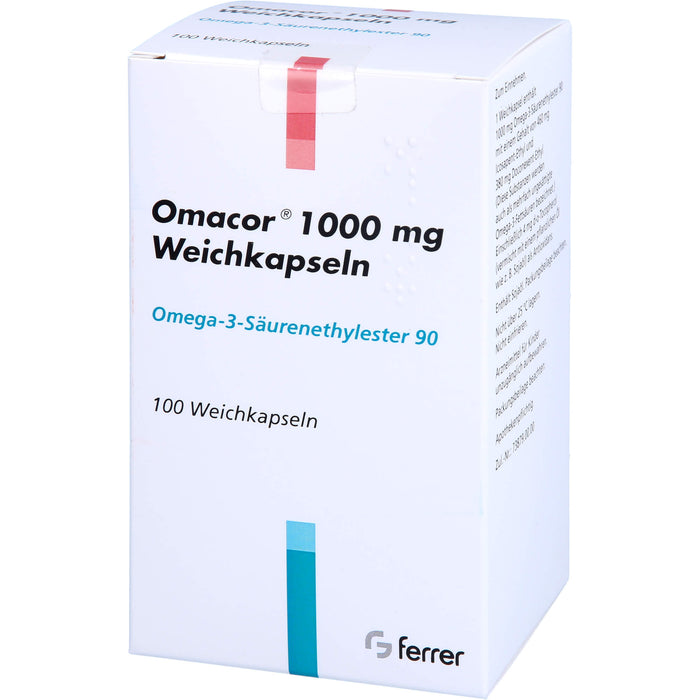 Aaragon Omacor 1000 mg Weichkapseln, 100 St. Kapseln