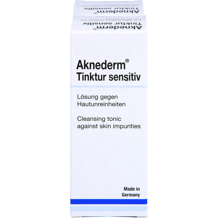 Aknederm Tinktur sensitiv Lösung gegen Hautunreinheiten, 100 ml Lösung