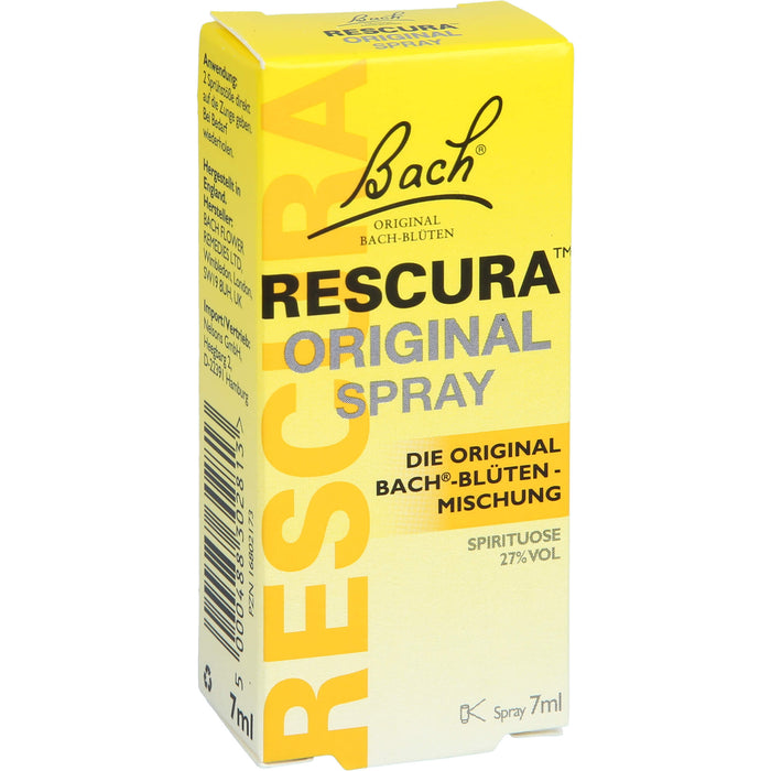 Bach Rescura Original Spray mit Alkohol, 7 ml Spray