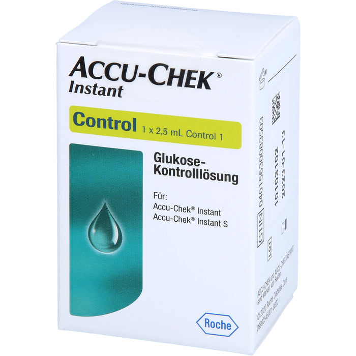 ACCU-CHEK Instant Control Glukose-Kontrolllösung, 2.5 ml Lösung
