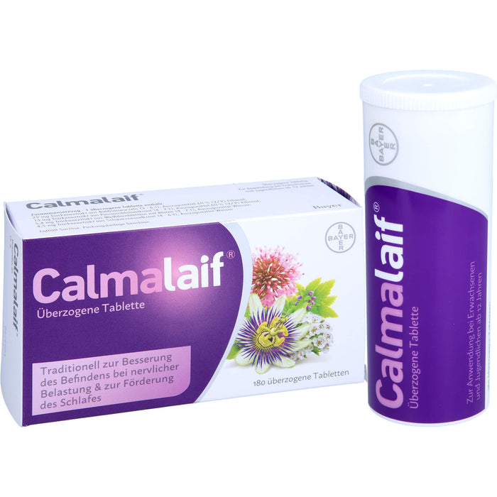 Calmalaif Tabletten bei nervlicher Belastung und zur Förderung des Schlafes, 180 St. Tabletten