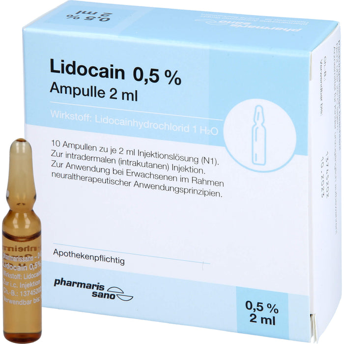 Lidocain pharmarissano 0,2 % Injektionslösung, 10 St. Ampullen
