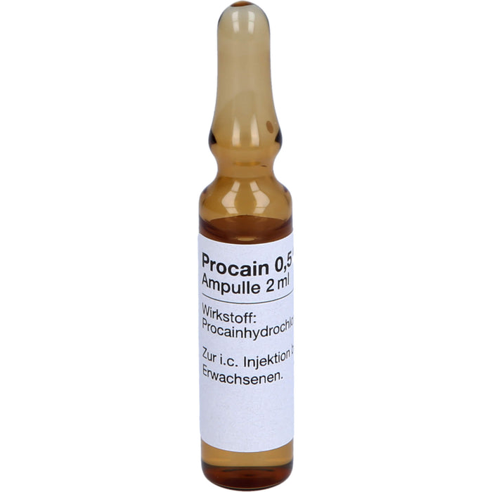 Procain pharmarissano 0,5 % Ampulle 2 ml, 20 ml Ampullen