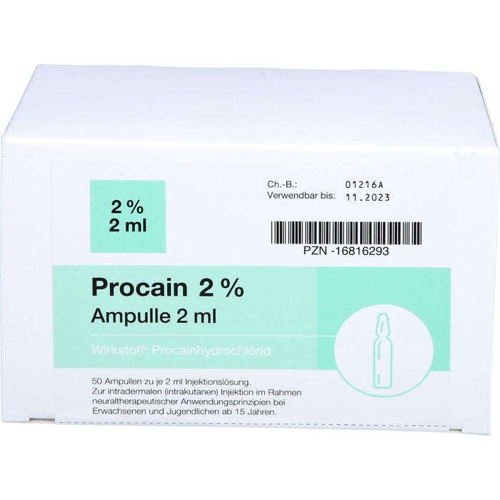 Procain Psano Amp 2%2ml, 50X2 ml ILO