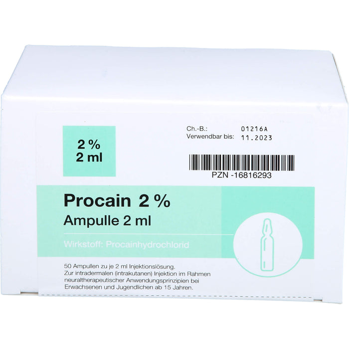 Procain Psano Amp 2% 2ml, 50X2 ml ILO