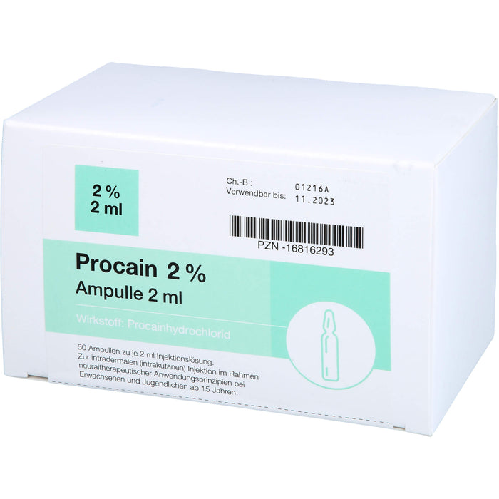 Procain Psano Amp 2% 2ml, 50X2 ml ILO