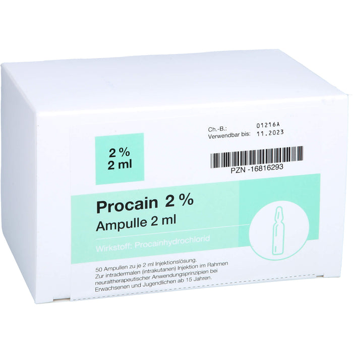 Procain Psano Amp 2% 2ml, 50X2 ml ILO