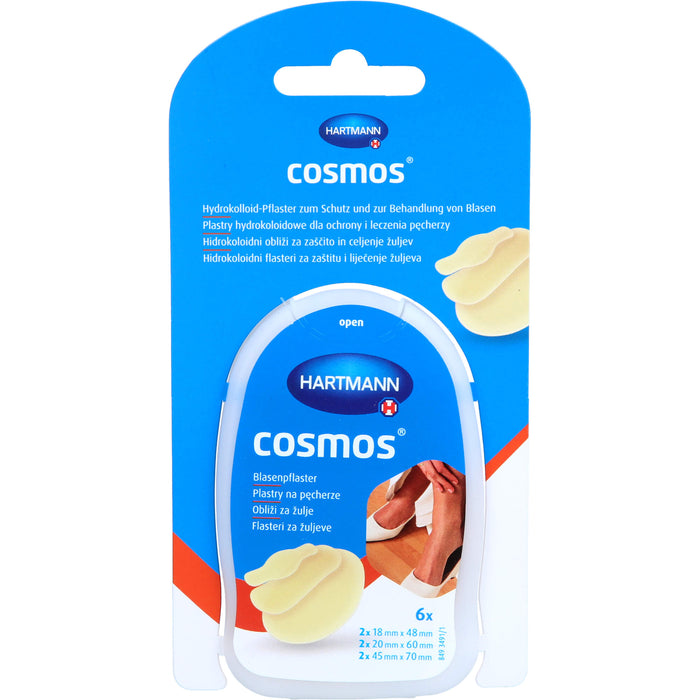 Cosmos Blasenpflaster Mix 3 Größen, 6 St PFL