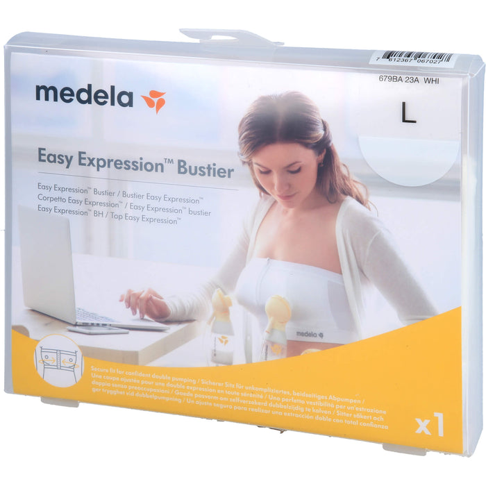 Medela Easyexp Weiss L, 1 St