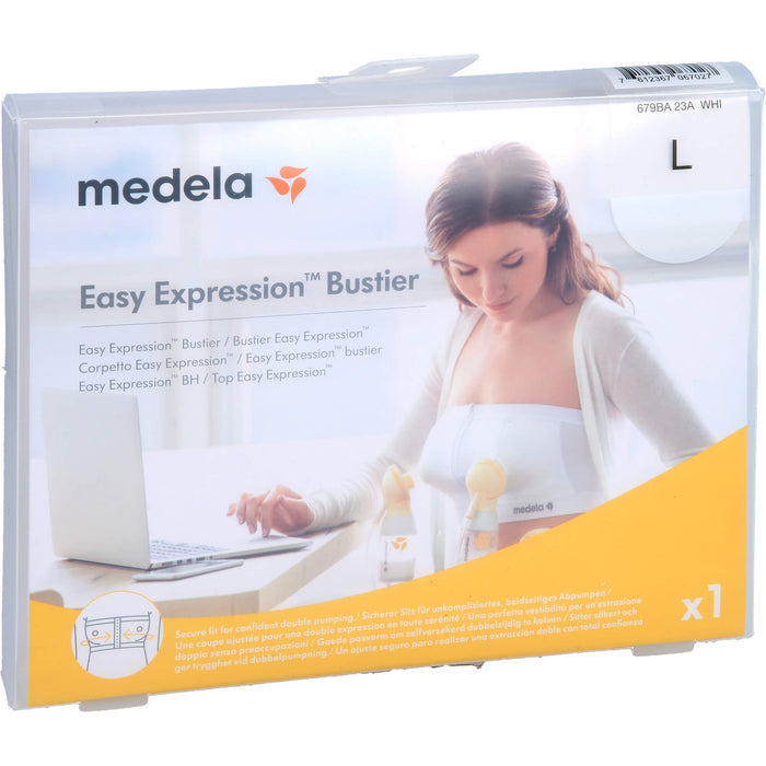 Medela Easyexp Weiss L, 1 St