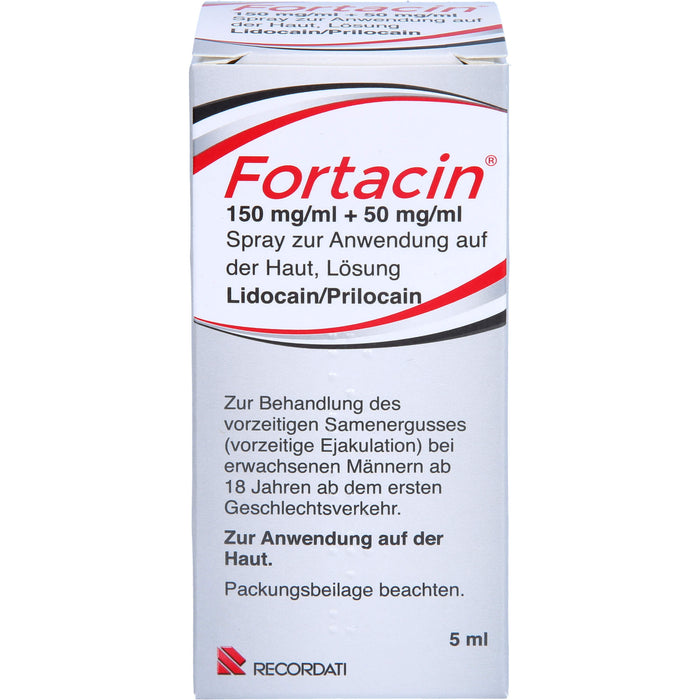 Fortacin® 150 mg/ml + 50 mg/ml Spray zur Anwendung auf der Haut, Lösung, 5 ml SPR