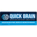 Quick Brain - natürliche Koffeintabletten für Fokus und Konzentration, mit Langzeiteffekt - mit 80 mg Koffein (u.a. aus Mate, Guarana) und Magnesium, 7 St. Tabletten