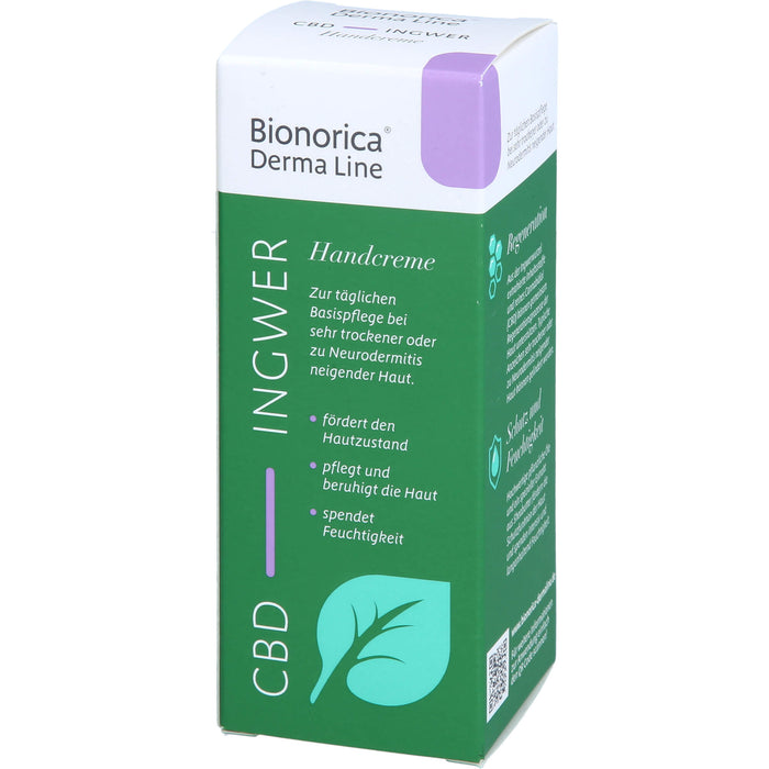 Bionorica Derma Line Handcreme Ingwer-CBD, 50 ml CRE