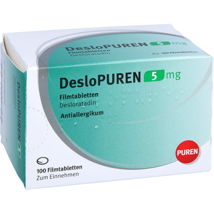DesloPUREN 5 mg Filmtabletten bei allergischen Reaktionen, 100 St. Tabletten