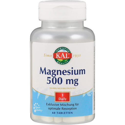 KAL Magnesium 500 mg Tabletten, 60 St. Tabletten