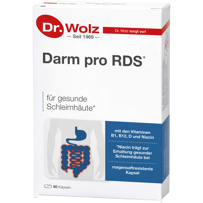 Dr. Wolz Darm Pro RDS Kapseln für gesunde Schleimhäute, 60 St. Kapseln