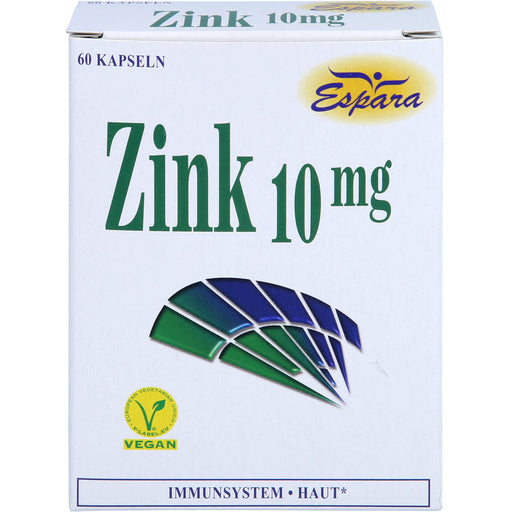 Espara Zink 10 mg Kapseln, 60 St. Kapseln