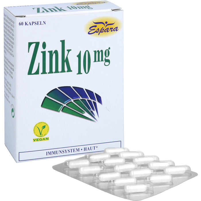 Espara Zink 10 mg Kapseln, 60 St. Kapseln
