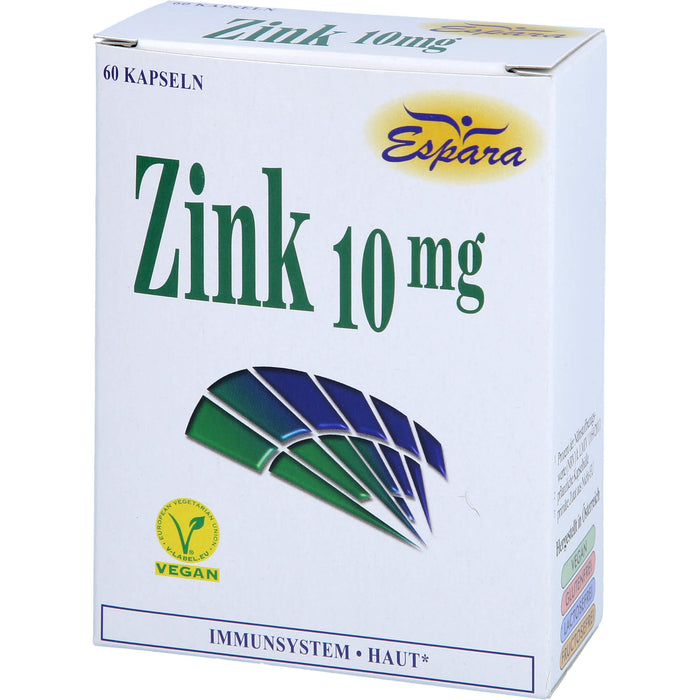 Espara Zink 10 mg Kapseln, 60 St. Kapseln
