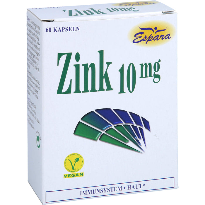 Espara Zink 10 mg Kapseln, 60 St. Kapseln