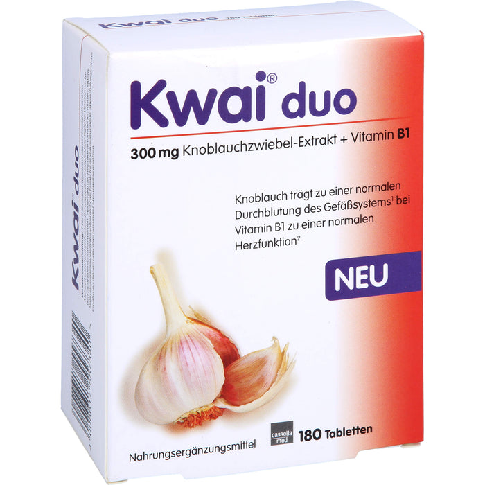 Kwai duo Tabletten für eine normale Durchblutung des Gefäßsystems, 180 St. Tabletten
