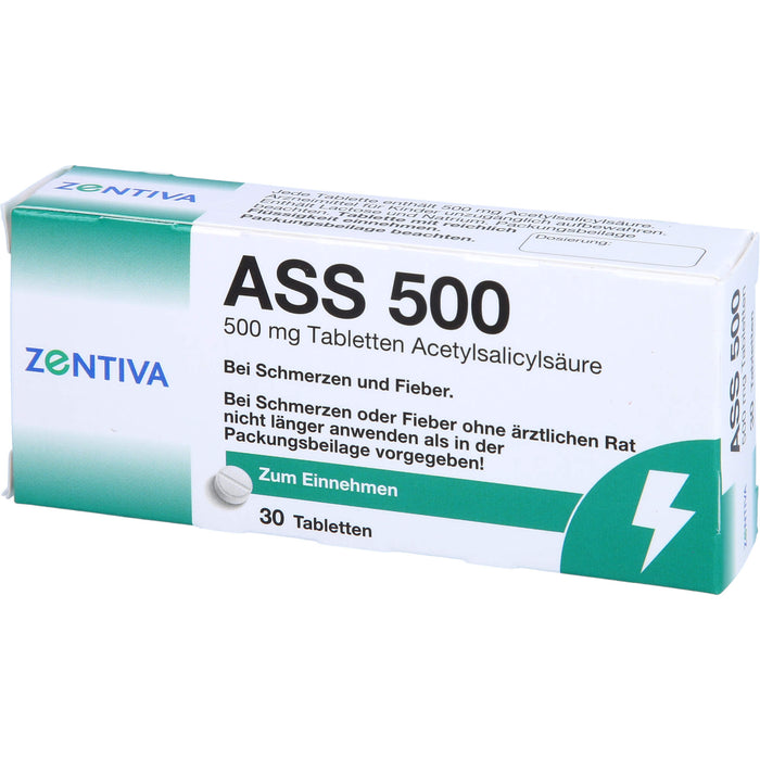 ASS 500, Tabletten, 30 St TAB