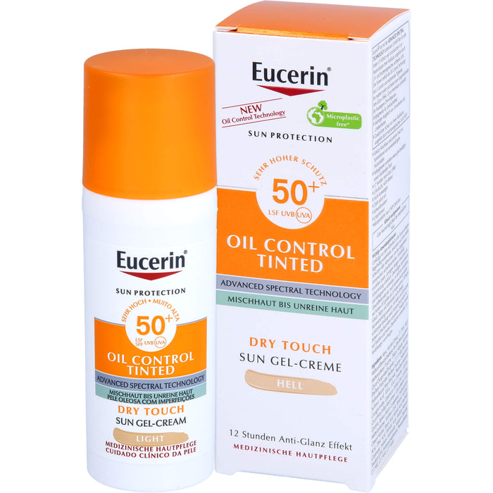 Eucerin Sun Oil C. Tinted 50+ Hell, 50 ml CRE