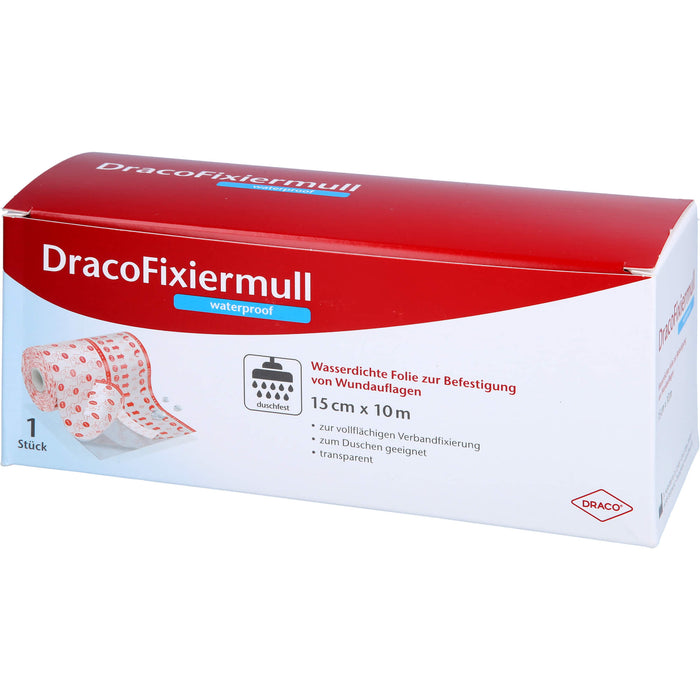 Draco Fixiermull waterproof 15 cm x 10 m, 1 St. Verband