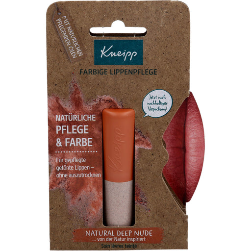 Kneipp farbige Lippenpflege Natural Deep Nude, 3.5 g Stift