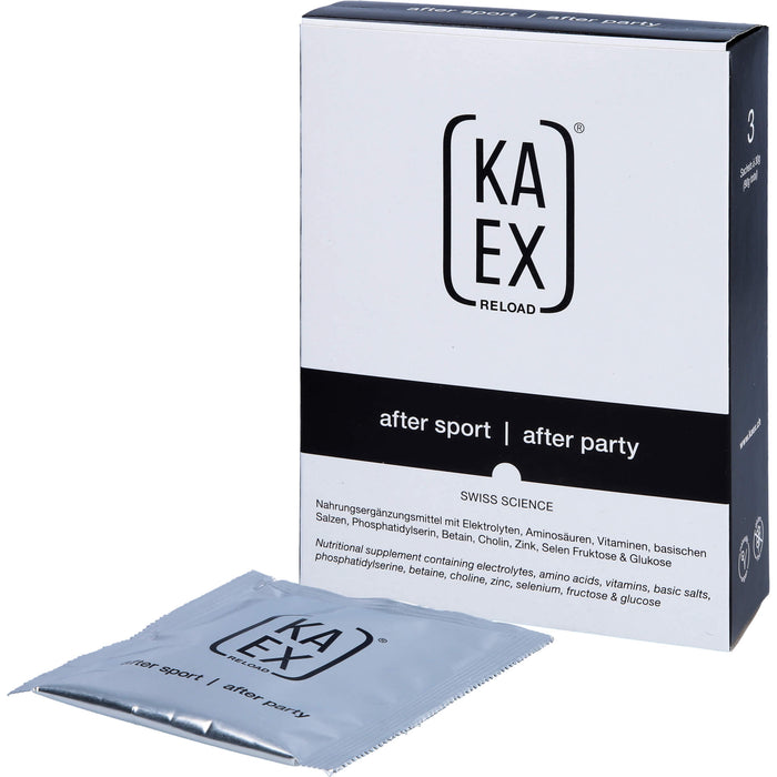 KAEX Reload After Sport Lösung Begleiter in der Regenerationsphase nach Sport, 3 St. Beutel