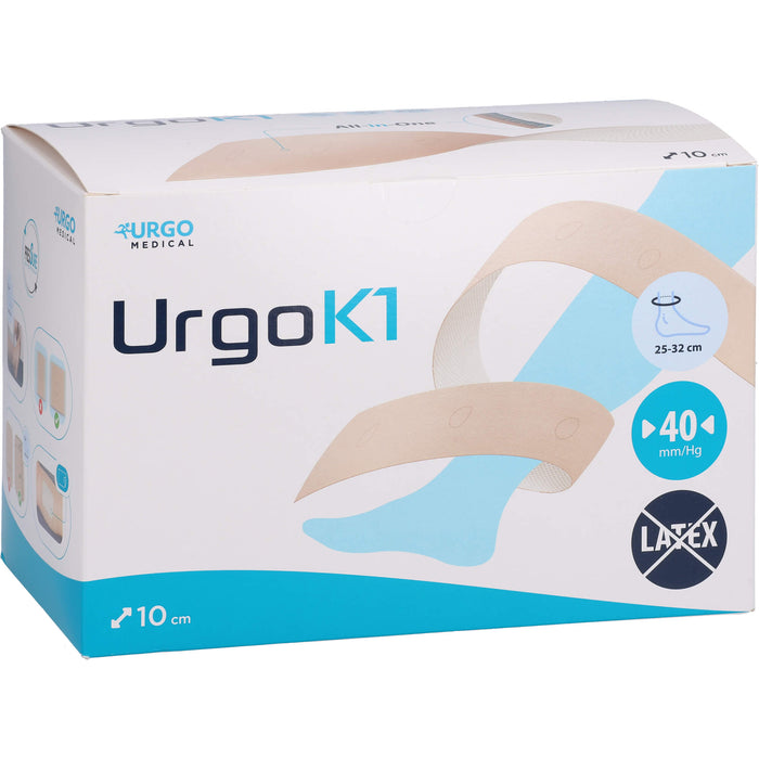 UrgoK1 Kompressionssystem 10 cm  Knöchelumfang 25 - 32cm, 6 St. Binde