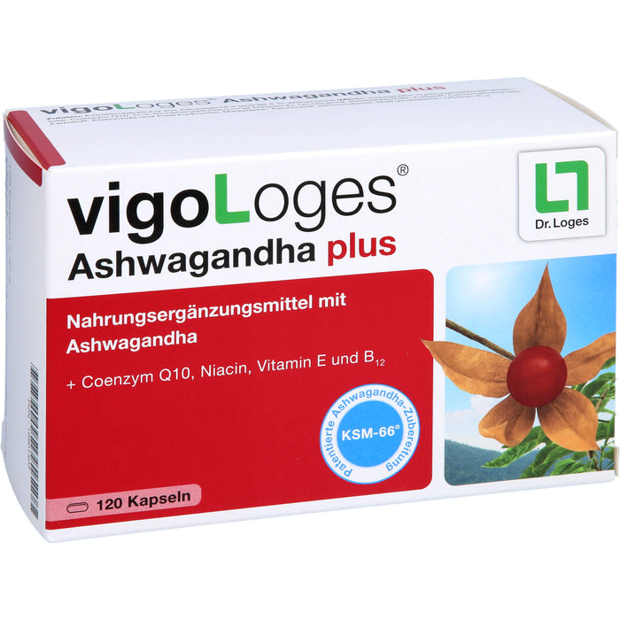vigoLoges® Ashwagandha plus, 120 St. Kapseln