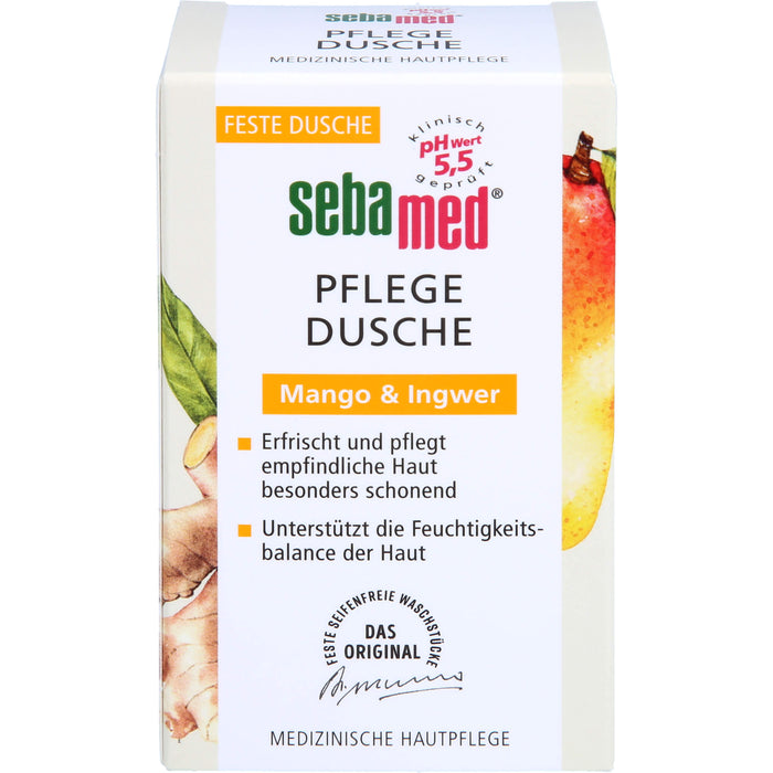 sebamed Pflege-Dusche Mango&Ingwer Feste Dusche, 100 g XPK