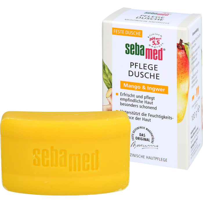 sebamed Pflege-Dusche Mango&Ingwer Feste Dusche, 100 g XPK