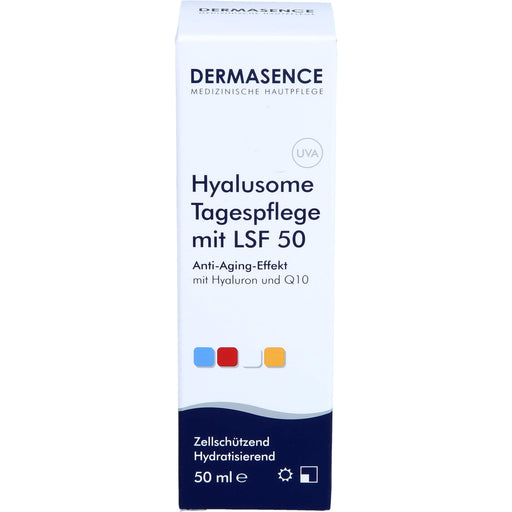 DERMASENCE Hyalusome Tagespflege mit LSF 50, 50 ml Lotion