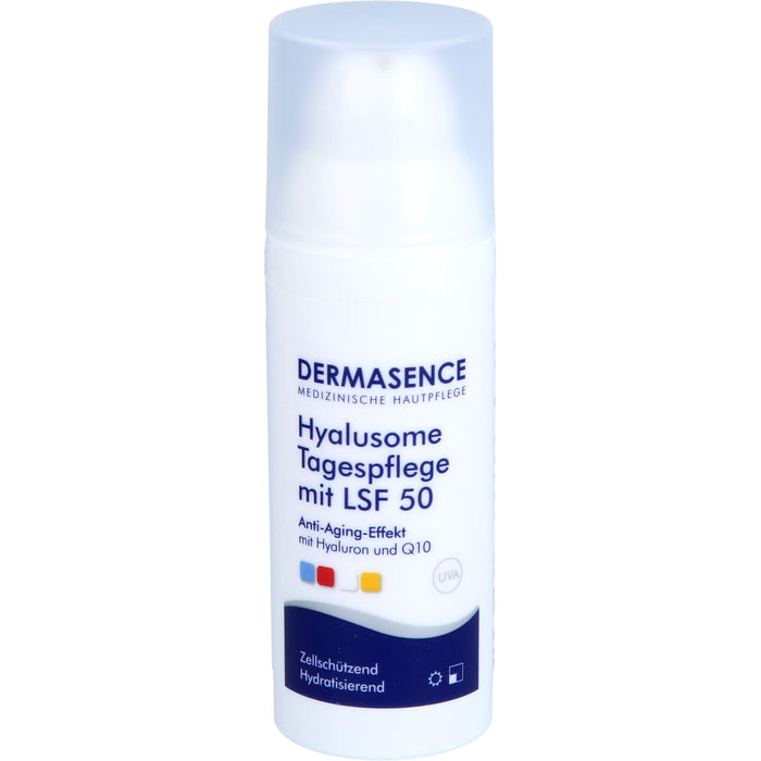 Dermasence Hyalusome Tagespflege mit LSF 50, 50 ml Lotion