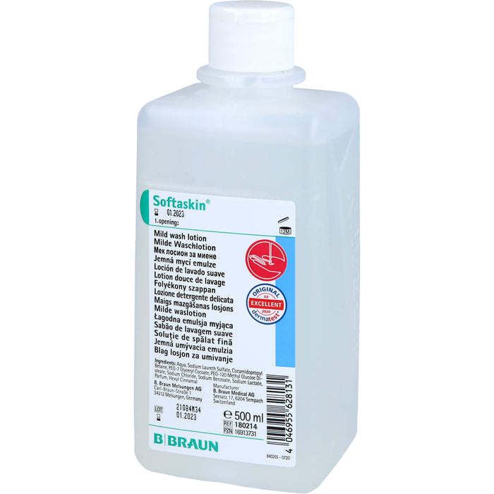 Softaskin Waschlotion Spenderflasche, 500 ml FSE
