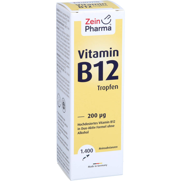 ZeinPharma Vitamin B12 200 µg Tropfen, 50 ml Lösung