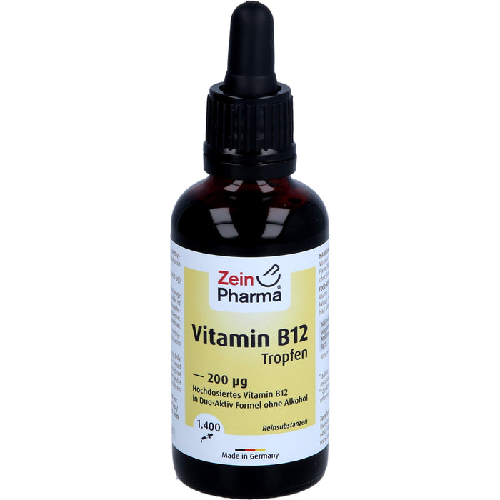 ZeinPharma Vitamin B12 200 µg Tropfen, 50 ml Lösung